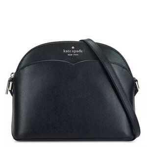 NWT Kate Spade Dome Crossbody in Black Saffiano